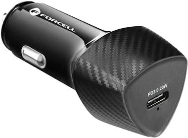 Forcell Cargador Coche USB-C 20W Power Delivery Carga Rápi Forcell Cargador Coche USB-C 20W Power Delivery Carga Rápi