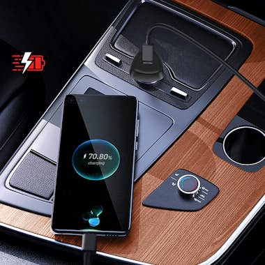 Forcell Cargador Coche USB-C 20W Power Delivery Carga Rápi Forcell Cargador Coche USB-C 20W Power Delivery Carga Rápi