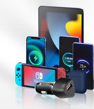 Forcell Cargador Coche USB 18W Quick Charge 3.0 Carga Rápi Forcell Cargador Coche USB 18W Quick Charge 3.0 Carga Rápi