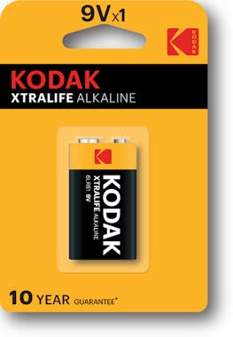 KODAK Kodak Xtralife Batería de un solo uso 9V Alcalino KODAK Kodak Xtralife Batería de un solo uso 9V Alcalino