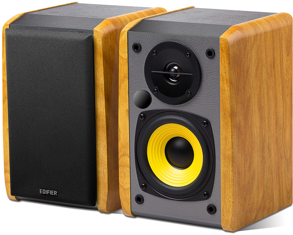 edifier r1010bt madera inalambrico y alambrico 24 w