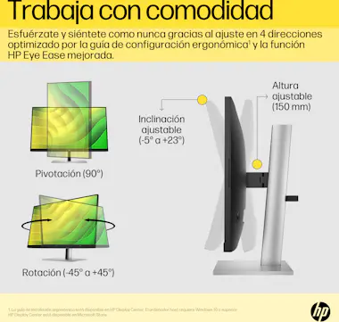 HP HP E24q G5 60,5 cm (23.8"") 2560 x 1440 Pixeles Qu HP HP E24q G5 60,5 cm (23.8"") 2560 x 1440 Pixeles Qu