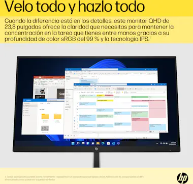 HP HP E24q G5 60,5 cm (23.8"") 2560 x 1440 Pixeles Qu HP HP E24q G5 60,5 cm (23.8"") 2560 x 1440 Pixeles Qu