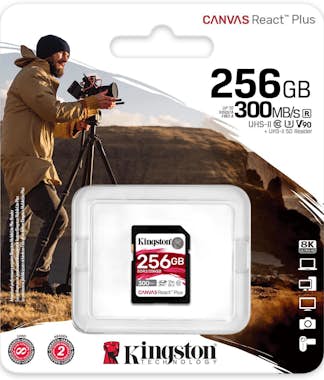 Kingston Kingston Technology Canvas React Plus 256 GB SD UH