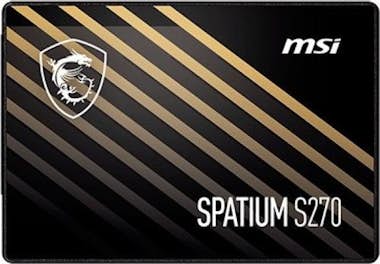 MSI DISCO DURO 2.5 SSD 480GB SATA3 SPATIUM S270 MSI DISCO DURO 2.5 SSD 480GB SATA3 SPATIUM S270
