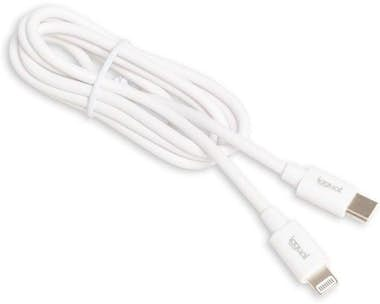 iggual cable USB-C/Lightning 100 cm blanco Q3.0 3A