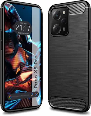 Tumundosmartphone Funda Tipo Carbon Negra Xiaomi POCO X5 Pro 5G Tumundosmartphone Funda Tipo Carbon Negra Xiaomi POCO X5 Pro 5G