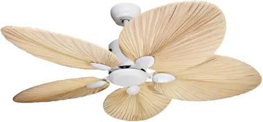 KlassFan Ventilador de techo AC blanco con aspas de 132cm p KlassFan Ventilador de techo AC blanco con aspas de 132cm p