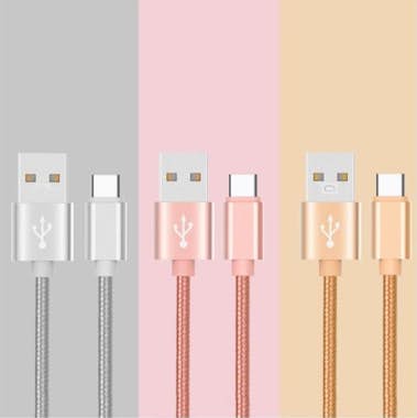 OEM Cable trenzado tipo C para cargador USB ZUK Z2 Pro OEM Cable trenzado tipo C para cargador USB ZUK Z2 Pro