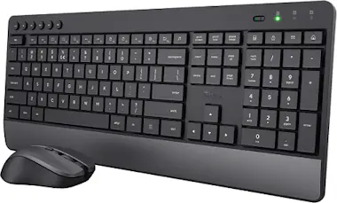 Trust TREZO Teclado + Ratón inalámbrico Wireless Negro, Trust TREZO Teclado + Ratón inalámbrico Wireless Negro,