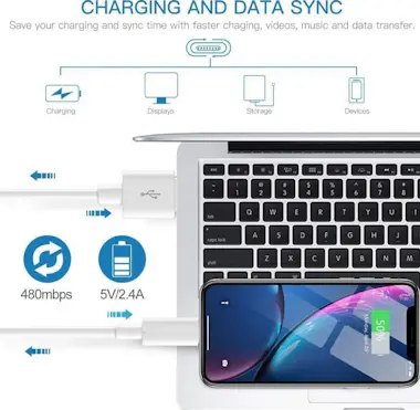 Otros Cable de cargador de iPhone Lightning MFi certific Otros Cable de cargador de iPhone Lightning MFi certific