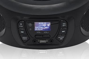 Roadstar , CDR-375D+/BK, Radio Portátil DAB DAB+ FM, Reprod