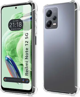 Tumundosmartphone Funda Antigolpes Transparente Xiaomi Redmi Note 12 Tumundosmartphone Funda Antigolpes Transparente Xiaomi Redmi Note 12