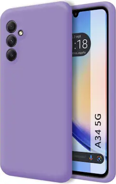 Tumundosmartphone Funda Silicona Líquida Samsung Galaxy A34 5G Morad Tumundosmartphone Funda Silicona Líquida Samsung Galaxy A34 5G Morad