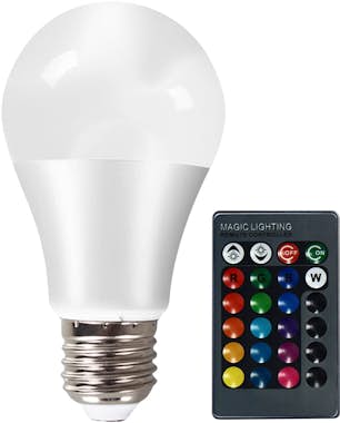 Avizar Bombilla LED RGB E27 Potencia 15W Intensidad regul Avizar Bombilla LED RGB E27 Potencia 15W Intensidad regul