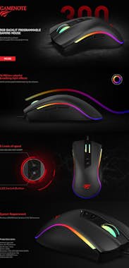 Klack Raton para videojuegos Gaming retroiluminado Klack Raton para videojuegos Gaming retroiluminado