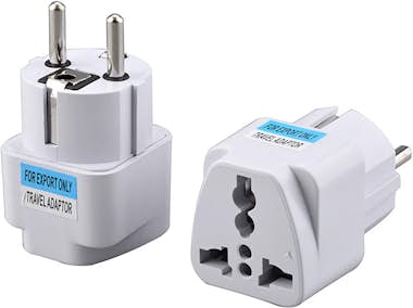 Klack Adaptador de enchufe universal UE a UE Klack Adaptador de enchufe universal UE a UE