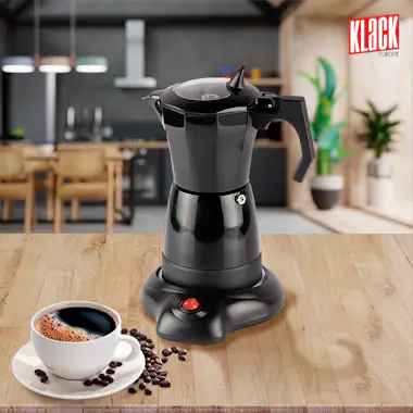 Klack Cafetera eléctrica independiente de 6 tazas Klack Cafetera eléctrica independiente de 6 tazas
