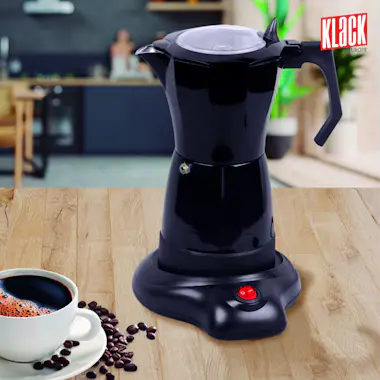 Klack Cafetera eléctrica independiente de 6 tazas Klack Cafetera eléctrica independiente de 6 tazas
