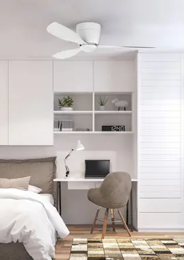 Leds C4 Ventilador IP20 Bora ø988mm LED 18W 3000K Blanco B Leds C4 Ventilador IP20 Bora ø988mm LED 18W 3000K Blanco B