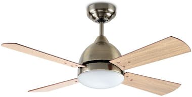 Forlight Ventilador IP20 Borneo E27 15W Patiné Teca Forlight Ventilador IP20 Borneo E27 15W Patiné Teca