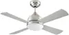 Leds C4 Ventilador IP20 Borneo E27 15W Niquel Santinado Bl Leds C4 Ventilador IP20 Borneo E27 15W Niquel Santinado Bl