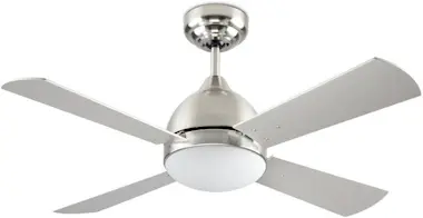 Leds C4 Ventilador IP20 Borneo E27 15W Niquel Santinado Bl Leds C4 Ventilador IP20 Borneo E27 15W Niquel Santinado Bl