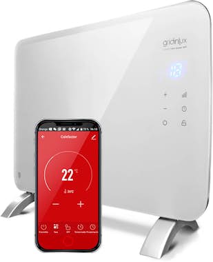 Gridinlux Radiador Eléctrico Convector Cristal 1000W Calefac Gridinlux Radiador Eléctrico Convector Cristal 1000W Calefac