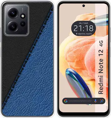 Tumundosmartphone Funda Silicona Xiaomi Redmi Note 12 4G Cuero 02 Tumundosmartphone Funda Silicona Xiaomi Redmi Note 12 4G Cuero 02