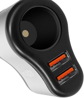 Max Excell Cargador Coche 2 Puertos USB y Toma mechero Max ex Max Excell Cargador Coche 2 Puertos USB y Toma mechero Max ex