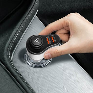 Max Excell Cargador Coche 2 Puertos USB y Toma mechero Max ex Max Excell Cargador Coche 2 Puertos USB y Toma mechero Max ex
