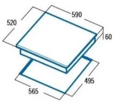 Cata Placa Induccion INSB6003BK Cata Placa Induccion INSB6003BK