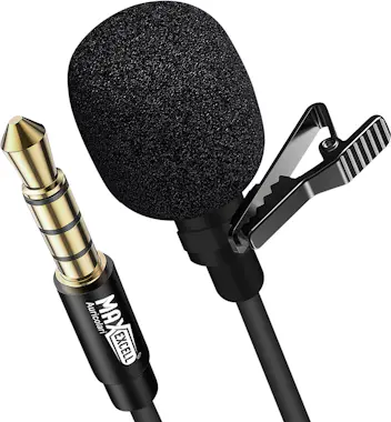 Max Excell Micro Solapa Jack 3.5mm Omnidireccional 360° Cable Max Excell Micro Solapa Jack 3.5mm Omnidireccional 360° Cable