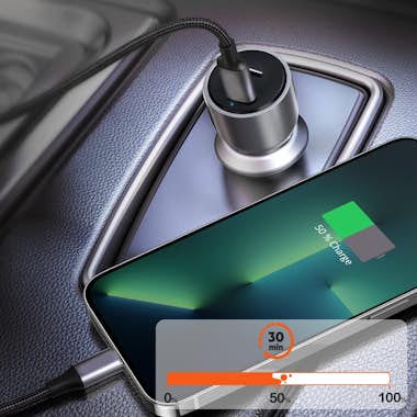 Satechi Cargador Coche 40W Double USB-C Power Delivery Com Satechi Cargador Coche 40W Double USB-C Power Delivery Com