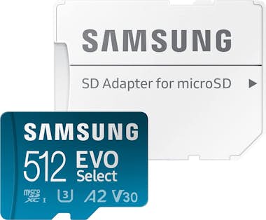 Samsung Tarjeta de memoria microSDXC UHS-I U3 EVO Select d Samsung Tarjeta de memoria microSDXC UHS-I U3 EVO Select d