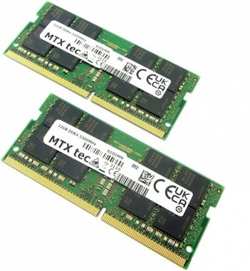 MTXtec 64GB Kit 2x 32GB RAM Memory SODIMM DDR4 PC4-25600 MTXtec 64GB Kit 2x 32GB RAM Memory SODIMM DDR4 PC4-25600