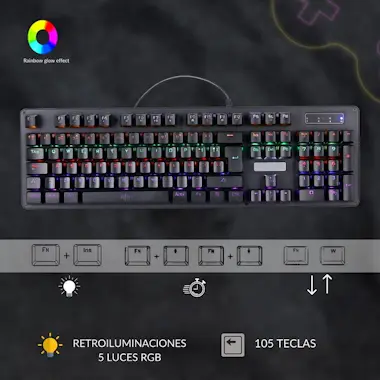 NK Teclado gaming Mecánico cherry mx Blue -ONYXPACKV2 NK Teclado gaming Mecánico cherry mx Blue -ONYXPACKV2