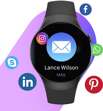 Rubicon Reloj Conectado Negro Sport Tracker Sport Gestión Rubicon Reloj Conectado Negro Sport Tracker Sport Gestión