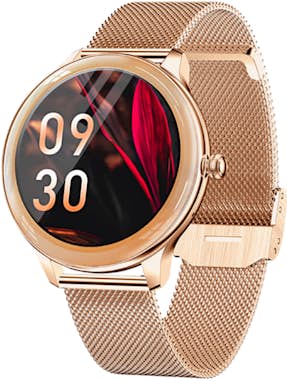 Rubicon Smartwatch Correa Dorado Malla Milanesa Llamadas y Rubicon Smartwatch Correa Dorado Malla Milanesa Llamadas y