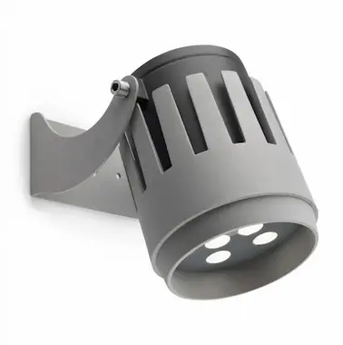 Leds C4 Proyector ip65 powell ø120mm led 19.5w 4000k gris Leds C4 Proyector ip65 powell ø120mm led 19.5w 4000k gris