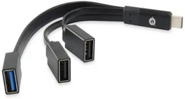 Conceptronic HUBBIES01B hub de interfaz USB 3.2 Gen 2 (3.1 Gen Conceptronic HUBBIES01B hub de interfaz USB 3.2 Gen 2 (3.1 Gen