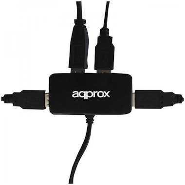 Approx HUB USB 1X3.0 3X2.0 APPROX NEGRO Approx HUB USB 1X3.0 3X2.0 APPROX NEGRO