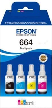 Epson Botella de Tinta Original nº664 Multipack/ Negro/ Epson Botella de Tinta Original nº664 Multipack/ Negro/
