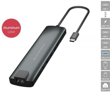 Conceptronic ADAPTADOR CONCEPTRONIC 9 EN 1 USB-C Conceptronic ADAPTADOR CONCEPTRONIC 9 EN 1 USB-C