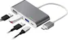 Silver HT Hub logan usb tipo c silver ht 4 en 1 - 2 usb 2.0 Silver HT Hub logan usb tipo c silver ht 4 en 1 - 2 usb 2.0