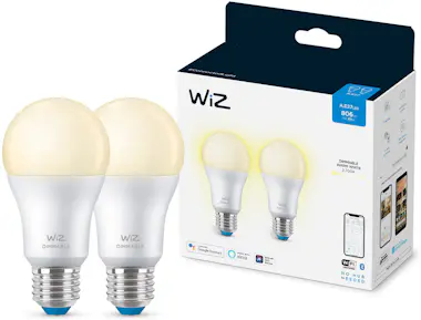 WiZ WiZ Bombilla 8 W (Equiv. 60 W) A60 E27 x2 WiZ WiZ Bombilla 8 W (Equiv. 60 W) A60 E27 x2