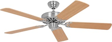 CasaFan CasaFan Classic Royal 132 BN-BU/KB Cromo, Madera CasaFan CasaFan Classic Royal 132 BN-BU/KB Cromo, Madera