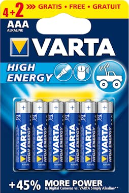 Varta Varta 4903121436 Batería de un solo uso AAA Alcali Varta Varta 4903121436 Batería de un solo uso AAA Alcali