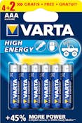 Varta Varta 4903121436 Batería de un solo uso AAA Alcali