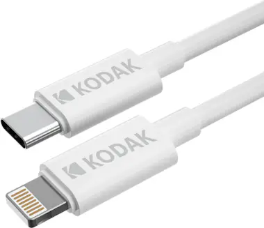 KODAK Kodak 30425989 cable USB 1 m USB C Lightning Blanc KODAK Kodak 30425989 cable USB 1 m USB C Lightning Blanc